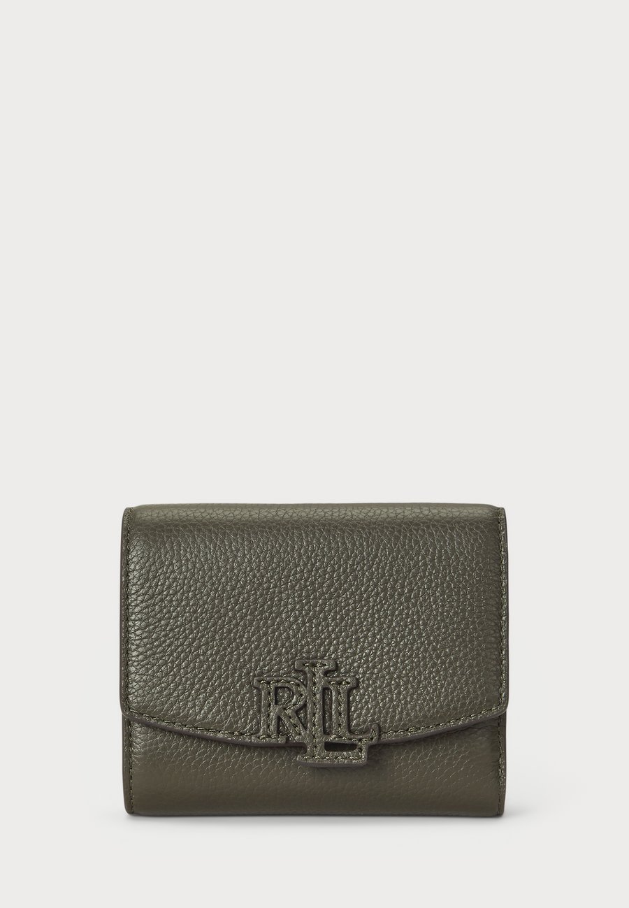 

Кошелек Lauren Ralph Lauren PEBBLED SMALL CAMERYN FLAP WALLET, Dark Olive/Olive