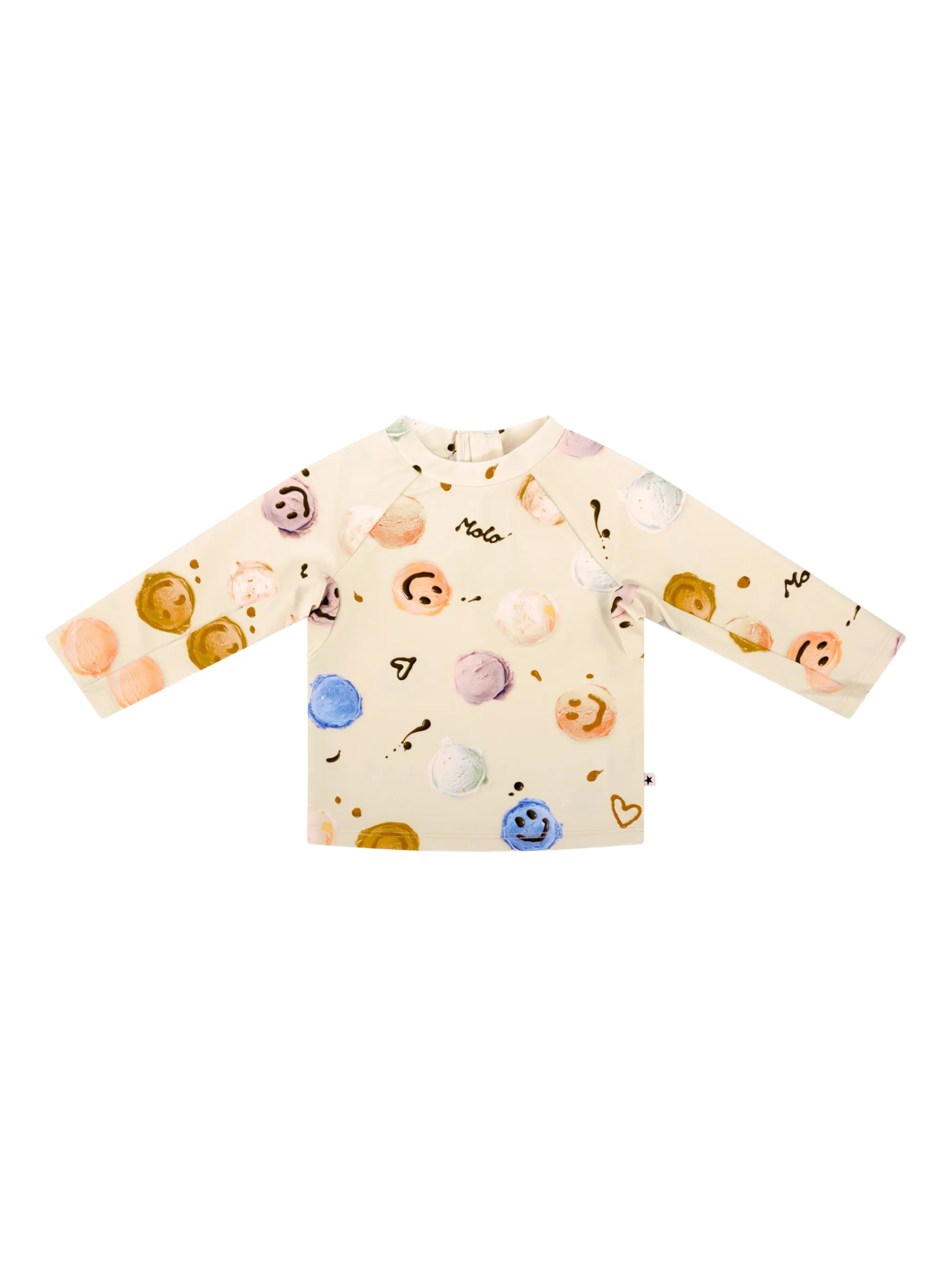 

Топ с длинными рукавами и принтом Molo, бежевый