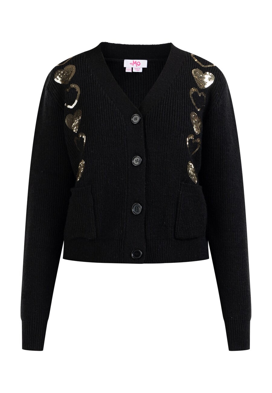 

Вязаный кардиган MYMO Knit Cardigan, черный