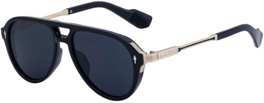 

Модные винтажные солнцезащитные очки для мужчин и женщин, роскошные овальные солнцезащитные очки для мужчин, очки для вождения, защита от УФ-излучения UV400 TYUVIVO, C1goldgray