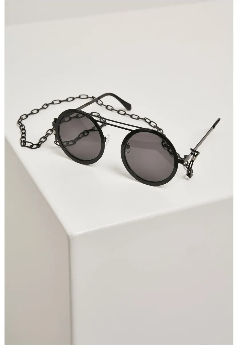 

Солнцезащитные очки URBAN CLASSICS "Солнцезащитные очки Urban Classics Unisex 104 с цепочкой", черный