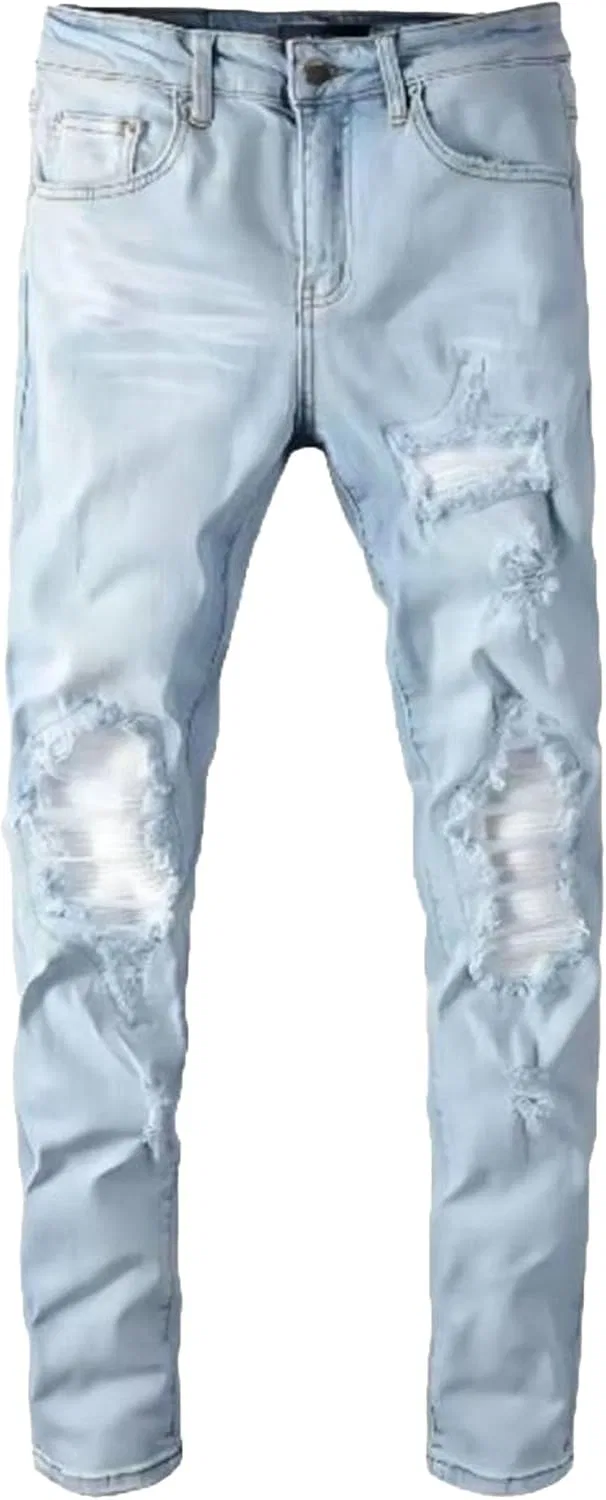 Джинсы скинни с разрезами Blue