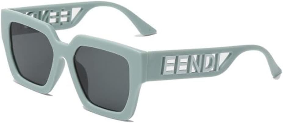 

Детские квадратные солнцезащитные очки, модные очки с полыми толстыми дужками, солнцезащитные очки с защитой от УФ-излучения, очки для мужчин и женщин Weloveushop, Green Frame