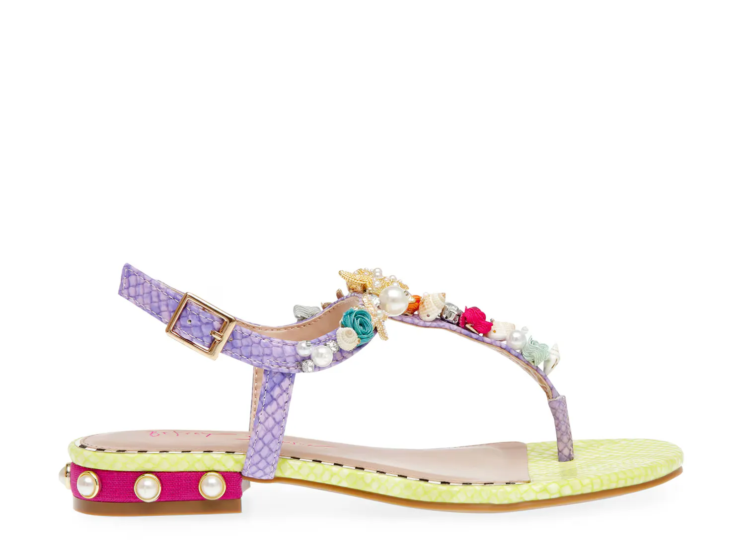 Сандалии Rhianna Sandal Betsey Johnson, цвет lavendermulticolor — фото 4