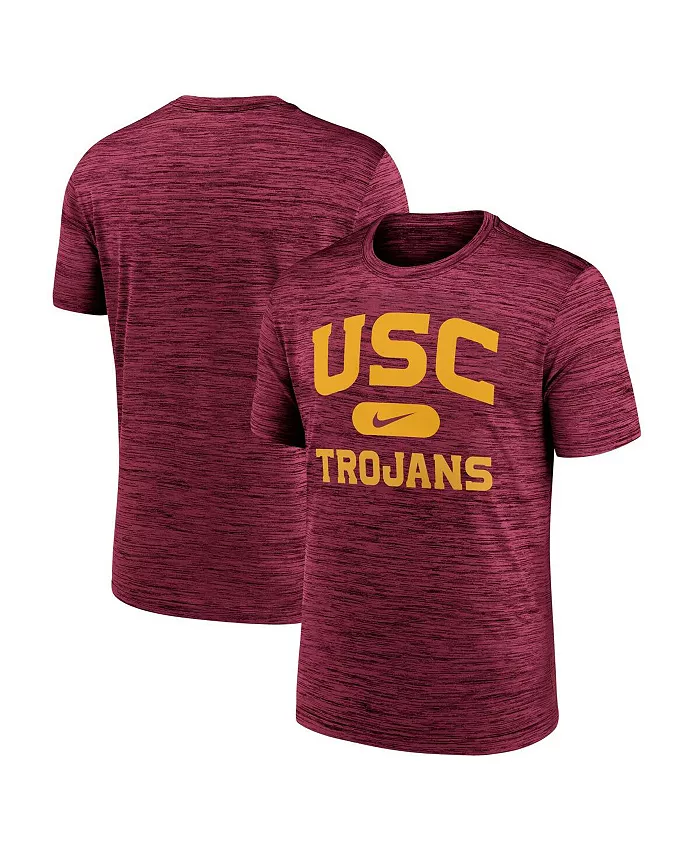 

Мужская футболка Cardinal USC Trojans Velocity с изображением талисмана, для занятий спортом Nike