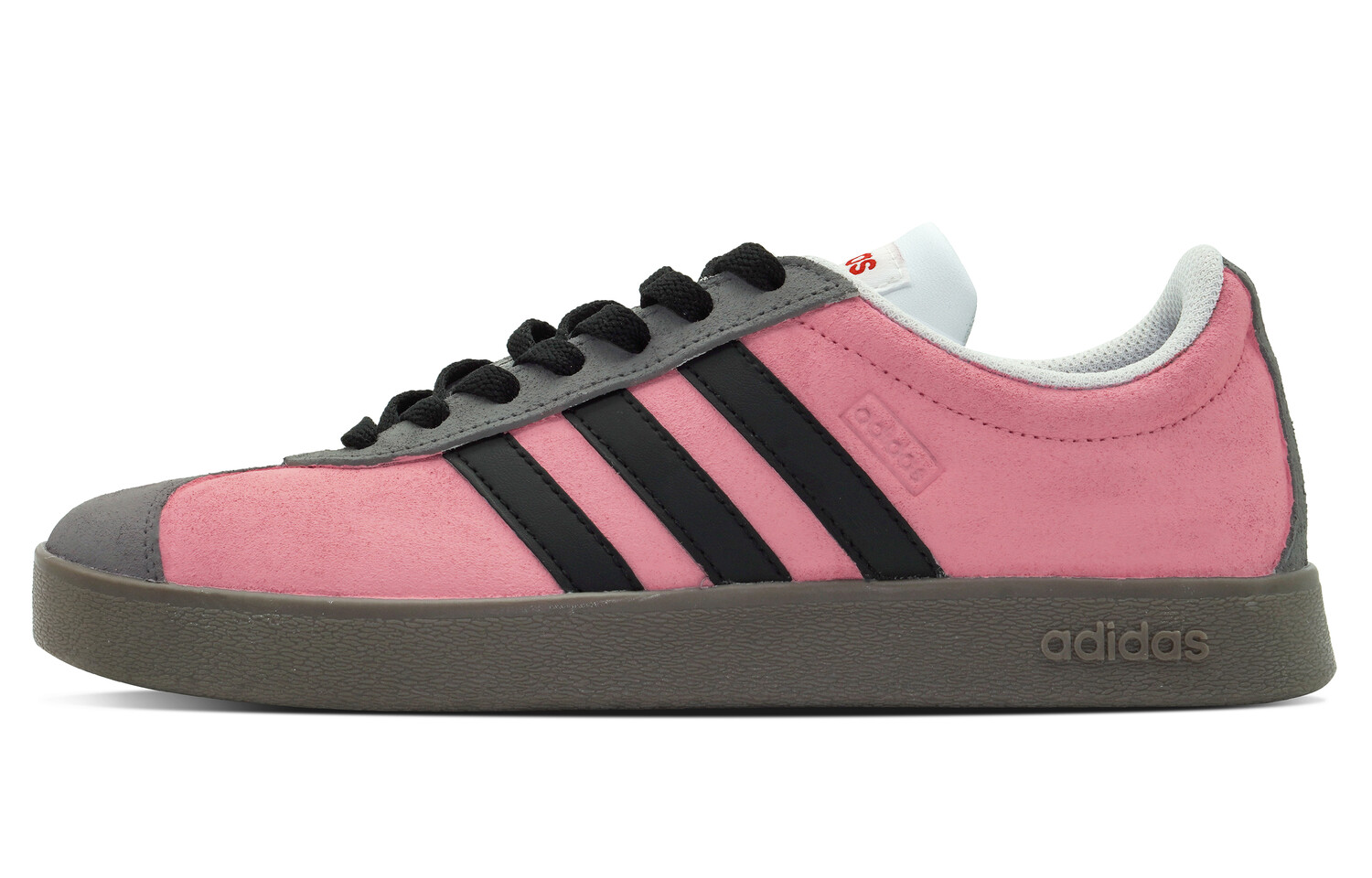 

Кроссовки adidas neo Vl Court Skateboarding Shoes Unisex Low-top Black Ash Powder, черный/розовый