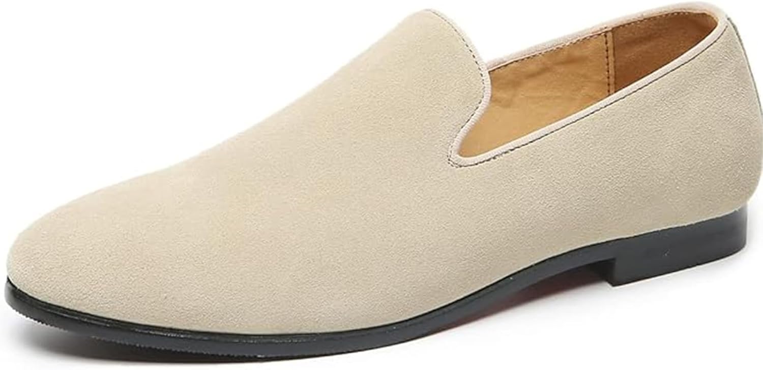 

Мужские слипоны Xinduoyu с пенни-лоаферами, повседневные кожаные туфли для курения, легкие, противоскользящие, для ходьбы, вождения и нарядного стиля, слоновая кость