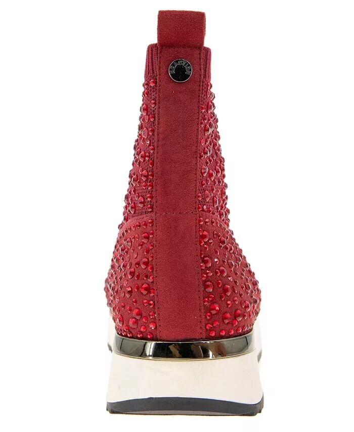 Женские высокие кроссовки Cameron Jewel Kenneth Cole Reaction, красный — фото 3