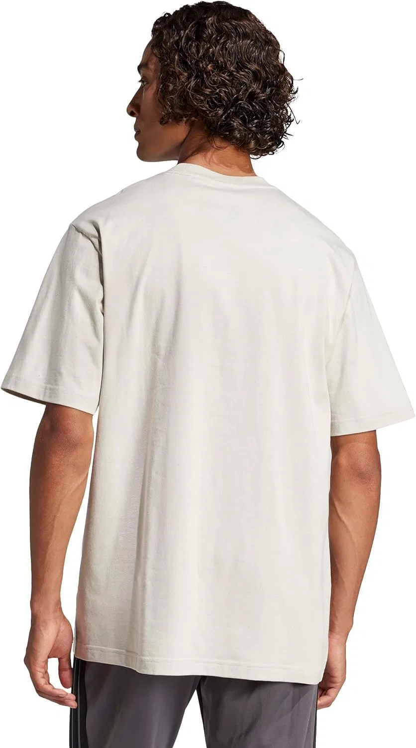 Футболка с графическим принтом Adidas Originals, цвет Wonder Alumina/White — фото 3