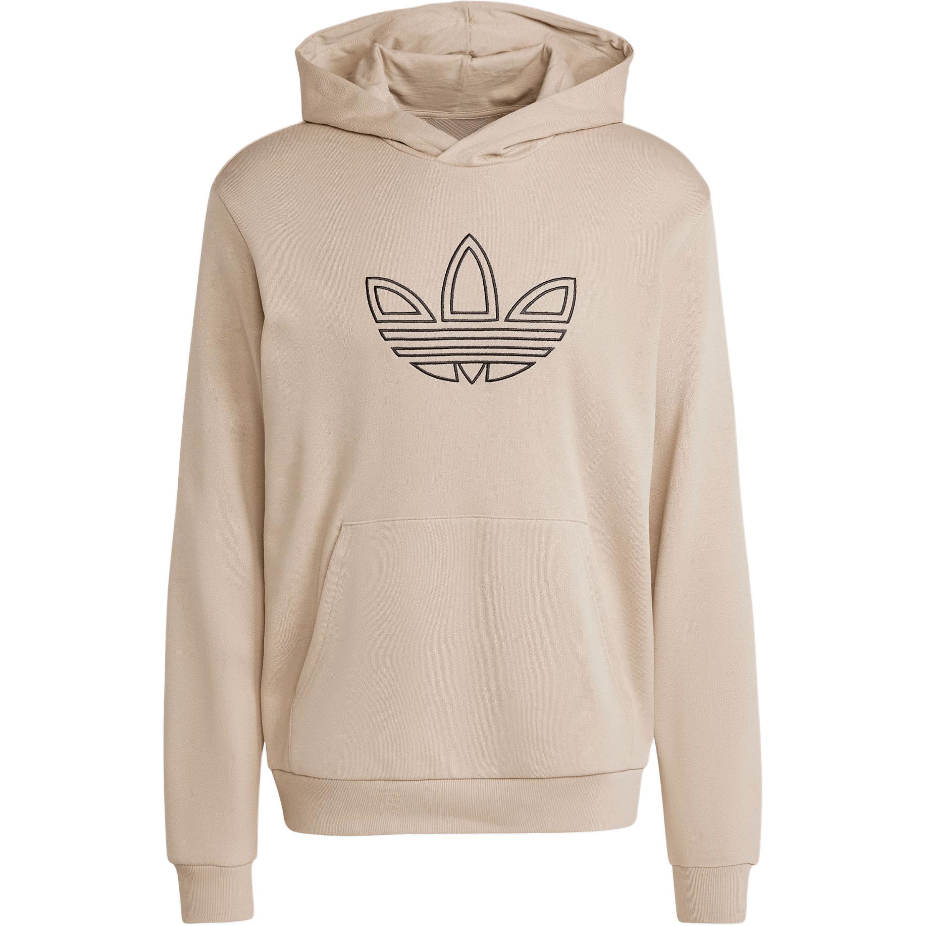 Футболка с трилистником FW24 Толстовка Мужская Бежевая Adidas Originals — фото 2