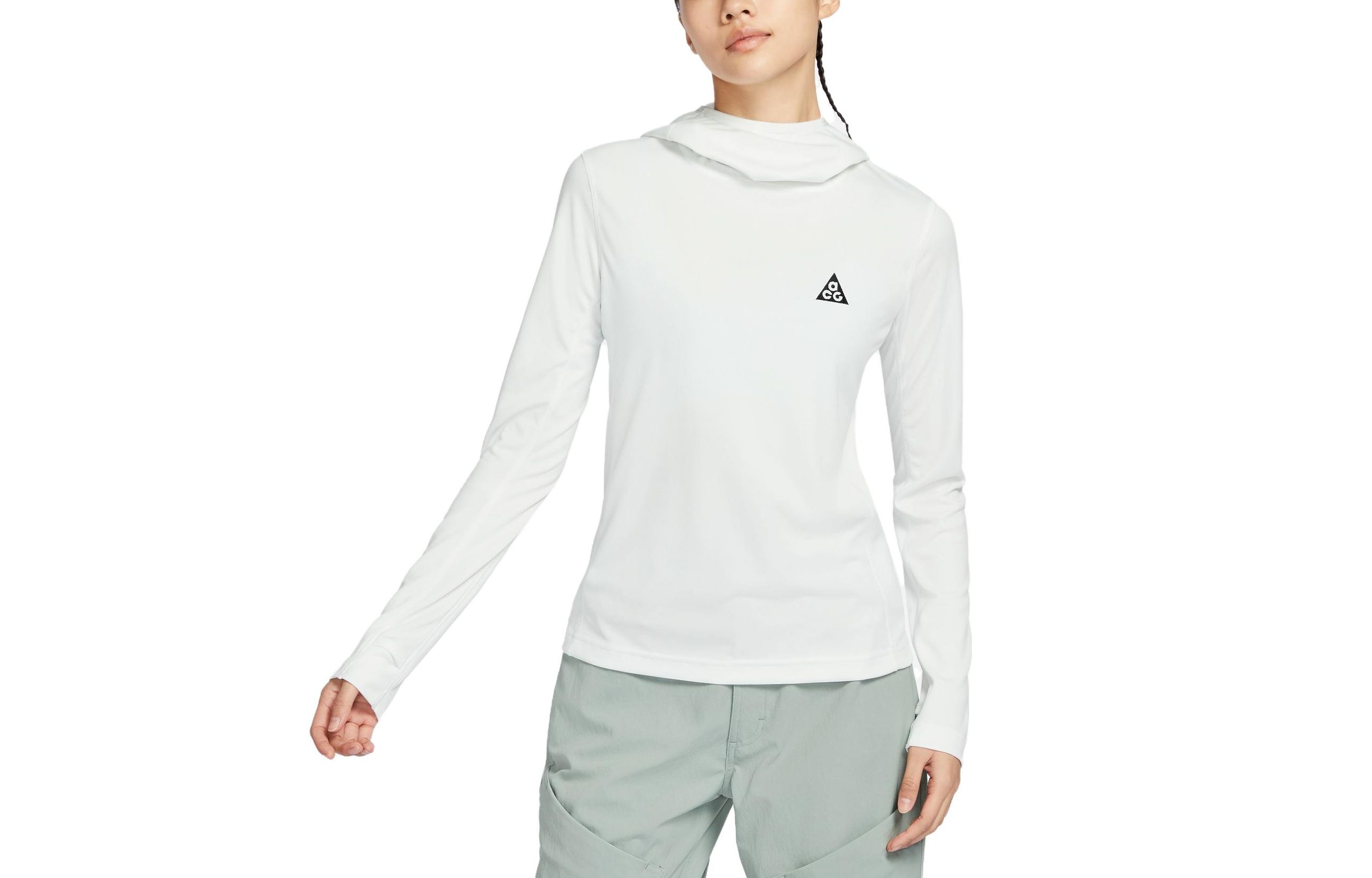 Футболка Nike ACG с втачными рукавами женская Горный пик Белый — фото 2
