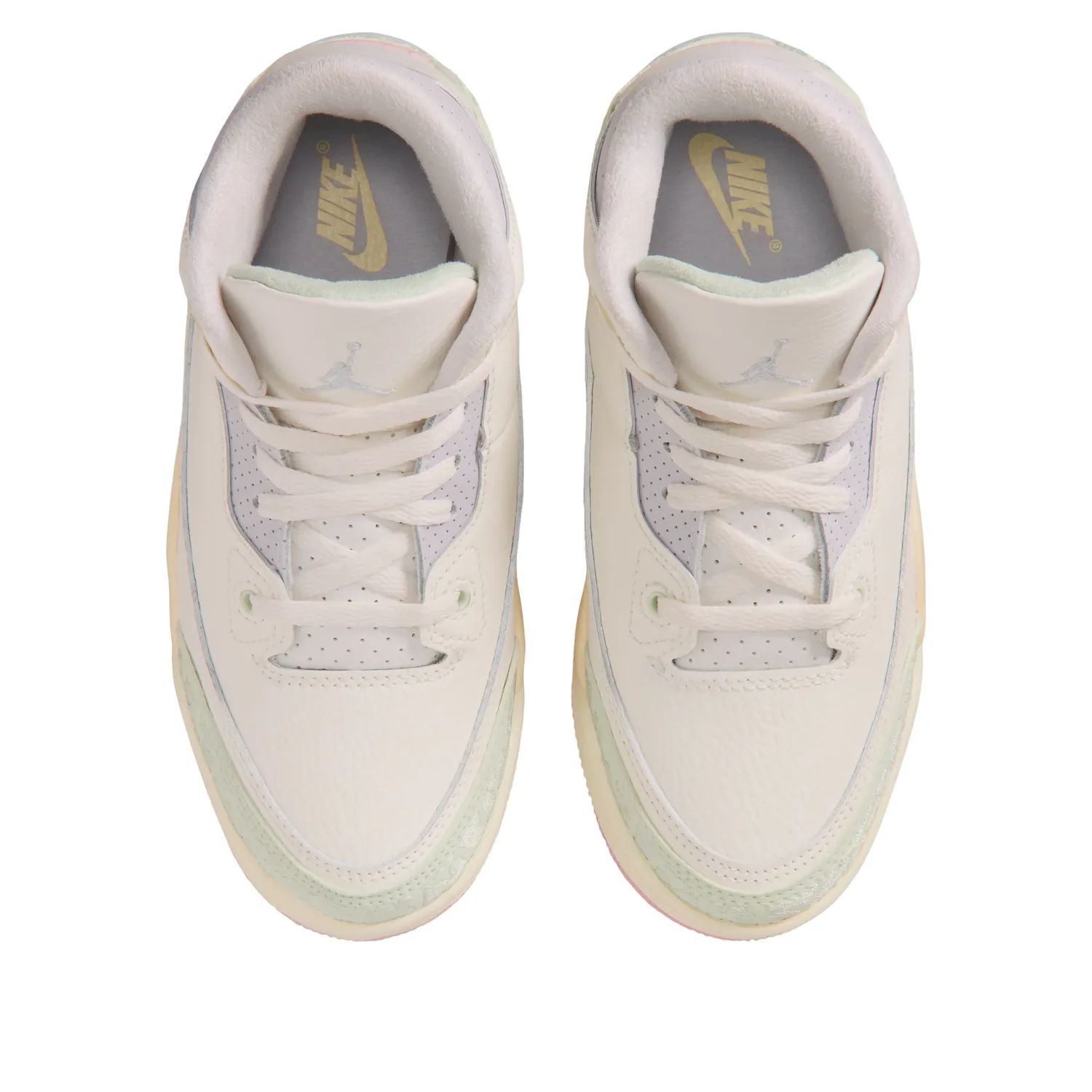 Кроссовки (PS) Air Jordan 3 Retro OG 'Spring is in the Air', бежевый — фото 2