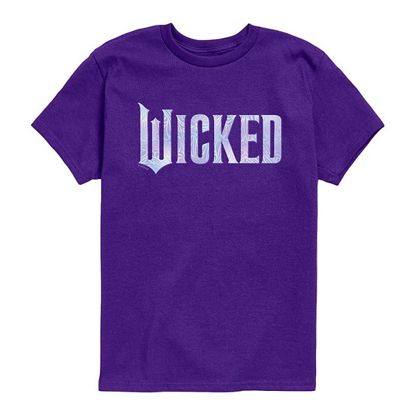 

Футболка с принтом Wicked for Good и бабочкой для мальчиков 8-20 Licensed Character, Purple