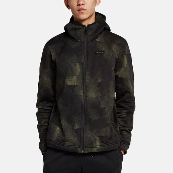 Куртка Nike LeBron James Sports Basketball Hooded Jacket Camouflage Green, зеленый — фото 3