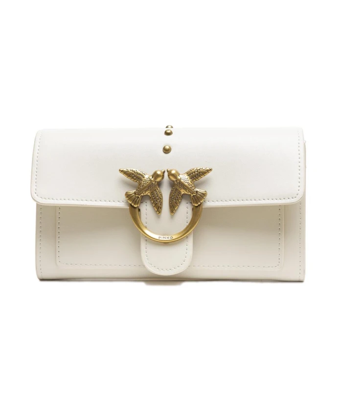 

Элегантная сумка любви для женщин Pinko, белый