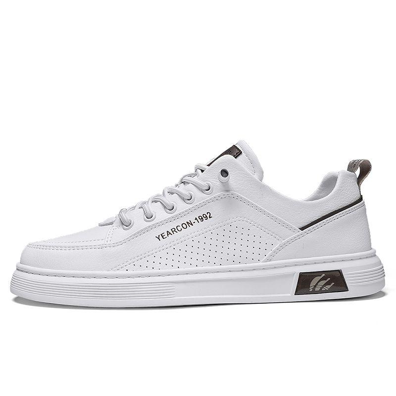 

YEARCON Кеды для скейтбординга Casual Collection мужские низкие бело-коричневые, цвет White Brown