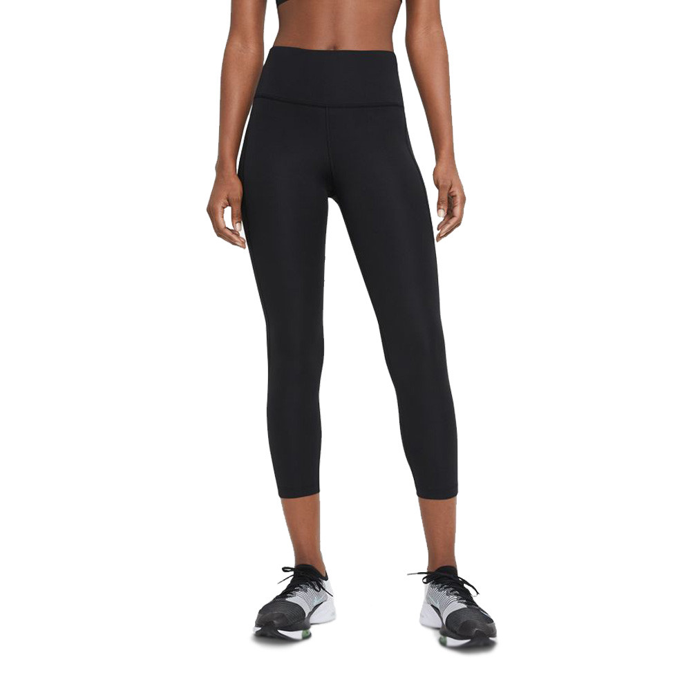 

Тайтсы Nike Dri-FIT Fast Mid-Rise Crop Running, черный