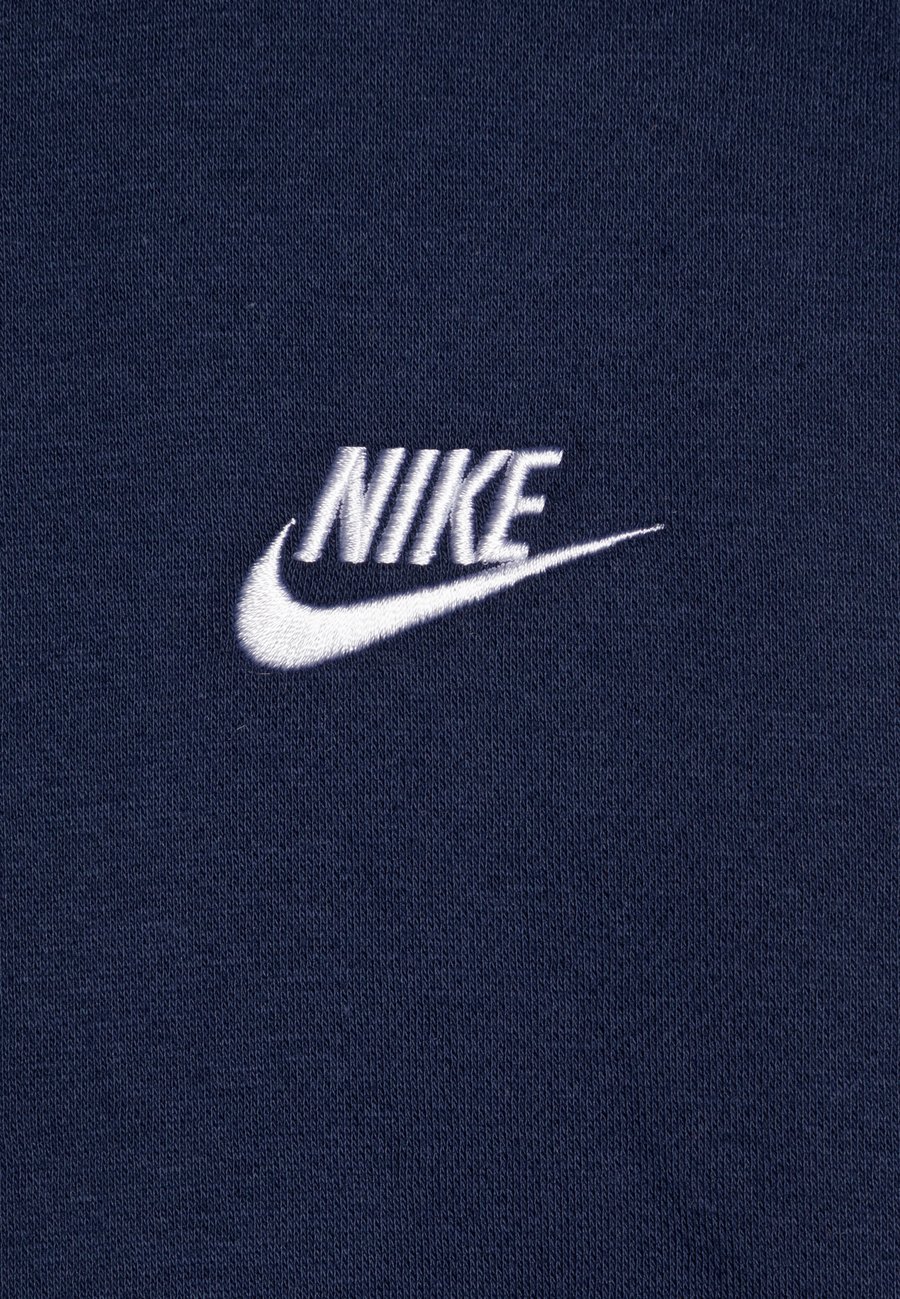Толстовка Nike Sportswear CLUB CREW UNISEX, Midnight Navy/White/Dark Blue — фото 3