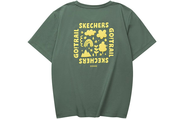 

Skechers Футболка с рукавом дроп-шоулдер для женщин, Agave Green, Зеленый, Skechers Футболка с рукавом дроп-шоулдер для женщин, Agave Green