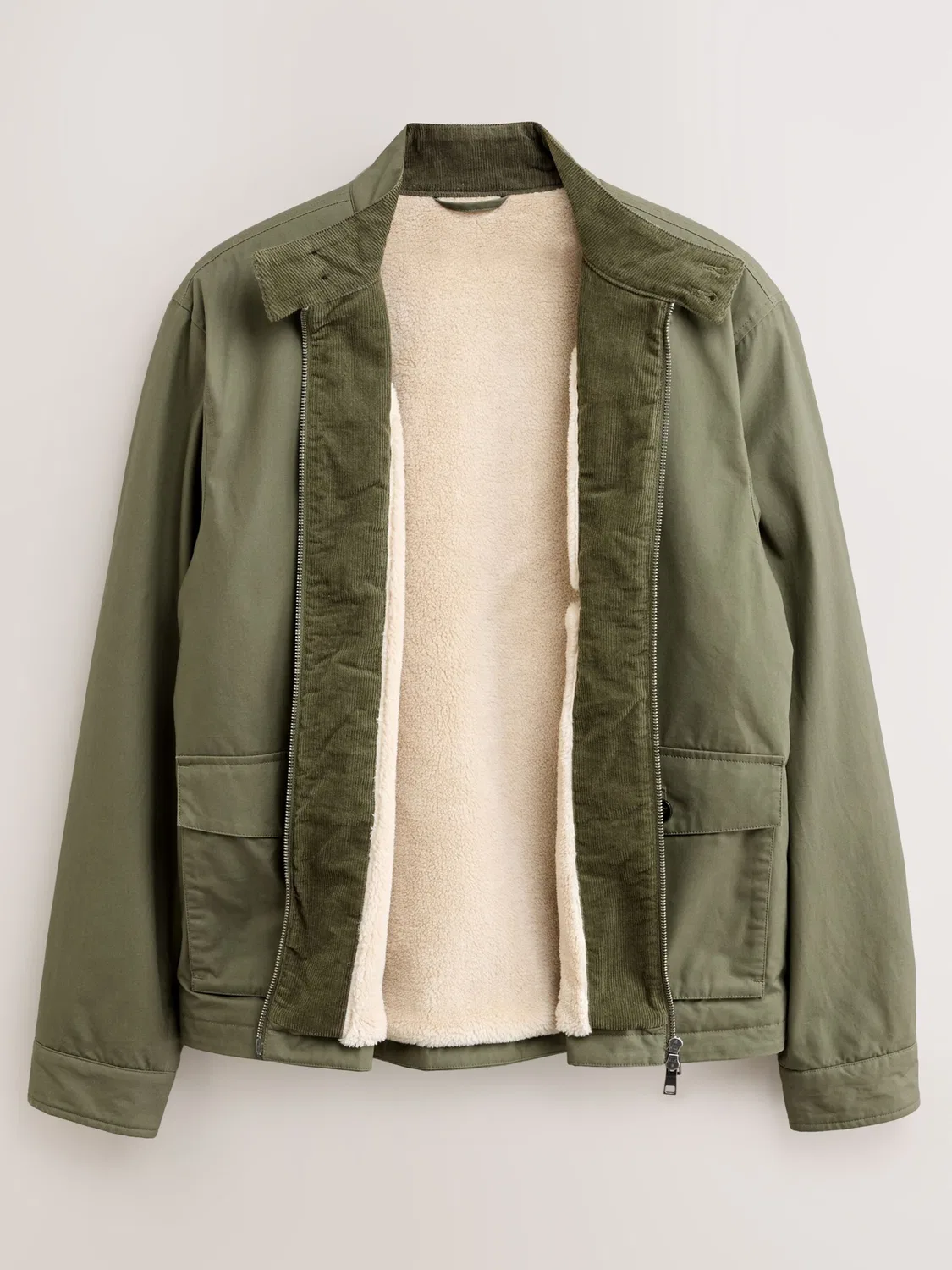 Куртка межсезонья 'Resistant Harrington' Next, Khaki — фото 2