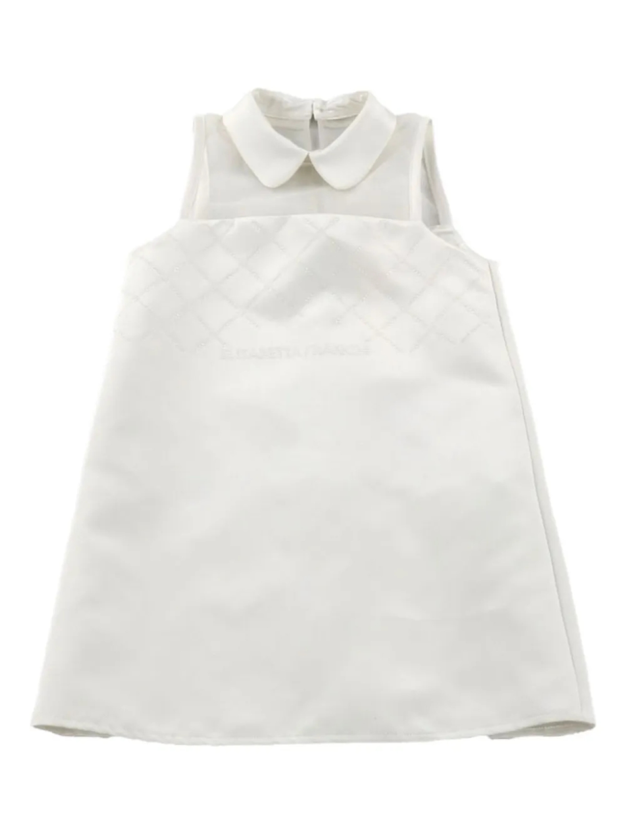

Платье Elisabetta Franchi Kids с бисером, белый