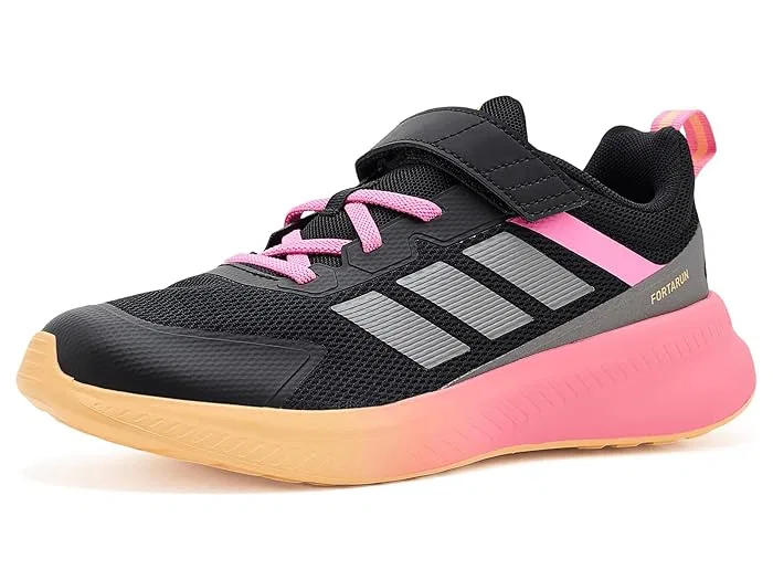 Кроссовки Fortarun 4.0 Adidas Kids, Black/Iron Metallic/Bliss Pink