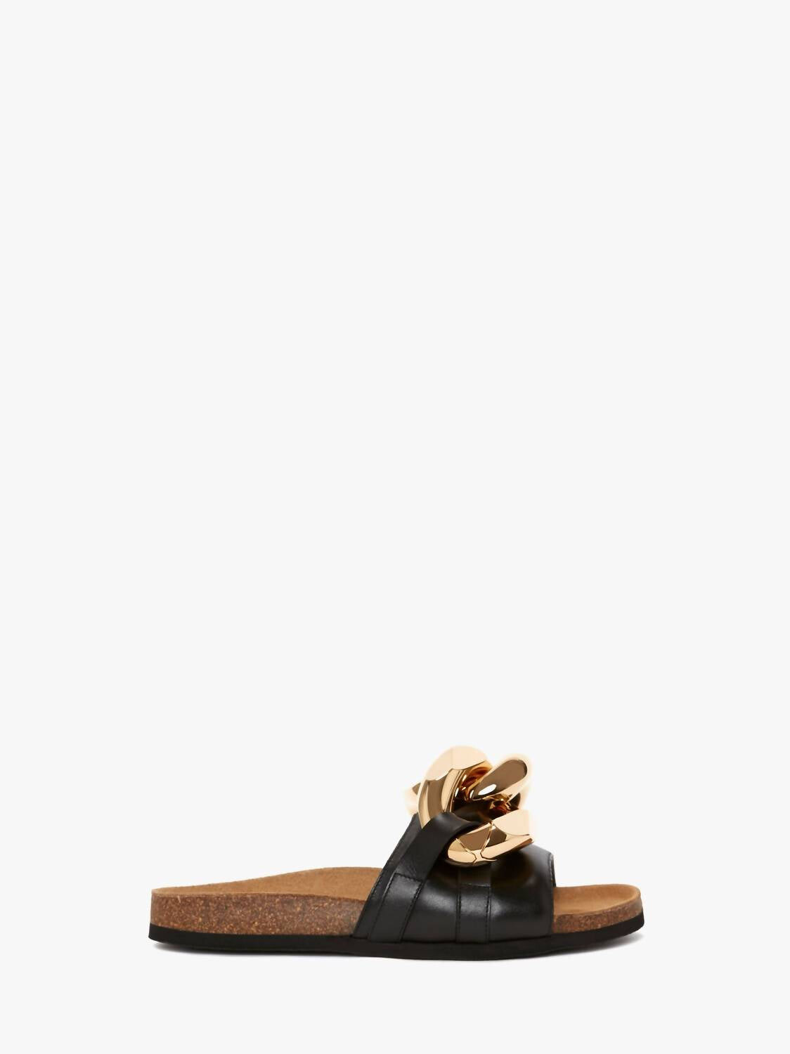 

Черные женские шлепанцы с цепочкой JW Anderson, черный