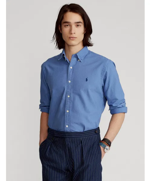 

Рубашка Custom fit Polo Ralph Lauren, синий