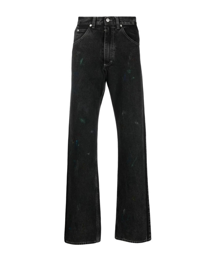

Прямые джинсы с 5 карманами. Maison Margiela, черный