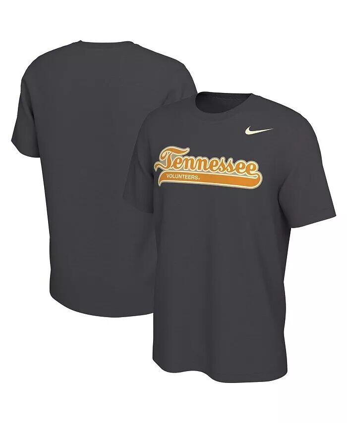 

Мужская антрацитовая футболка Tennessee Volunteers с надписью Smokey Nike, серый