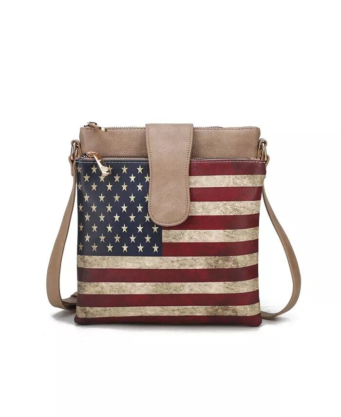 

Сумка через плечо Josephine Patriotic от Mia K Mkf Collection, бежевый