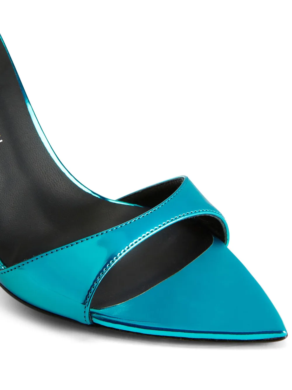 Босоножки Intriigo 105 с ремешком на щиколотке Giuseppe Zanotti, синий — фото 4