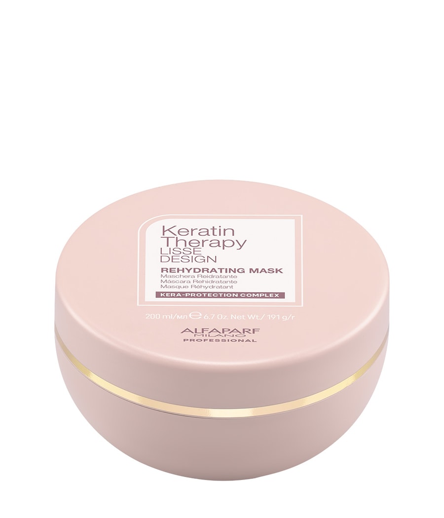 

Маска для волос ALFAPARF MILANO Keratin Therapy Lisse Design Rehydrating Mask, 200 ml