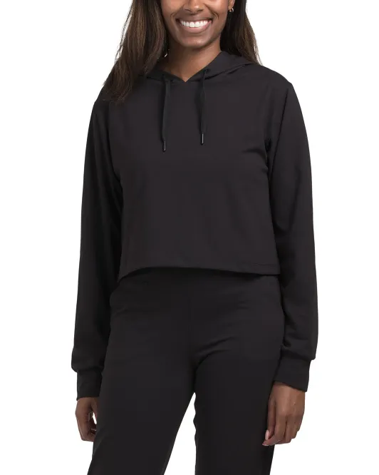 

Укороченное уютное худи Gottex, черный