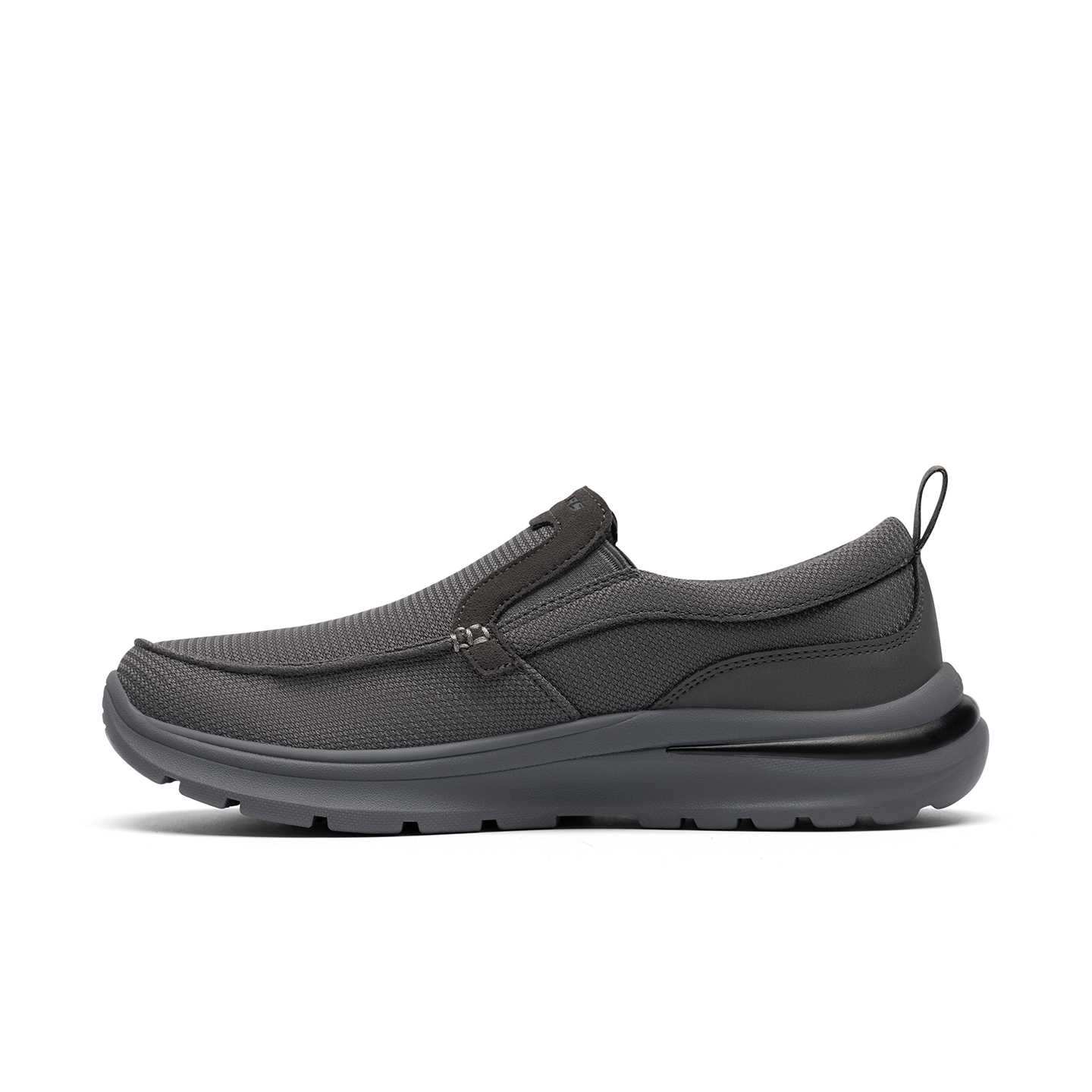 

Skechers Мужские серые повседневные кроссовки на низком ходу с амортизацией, цвет Gray