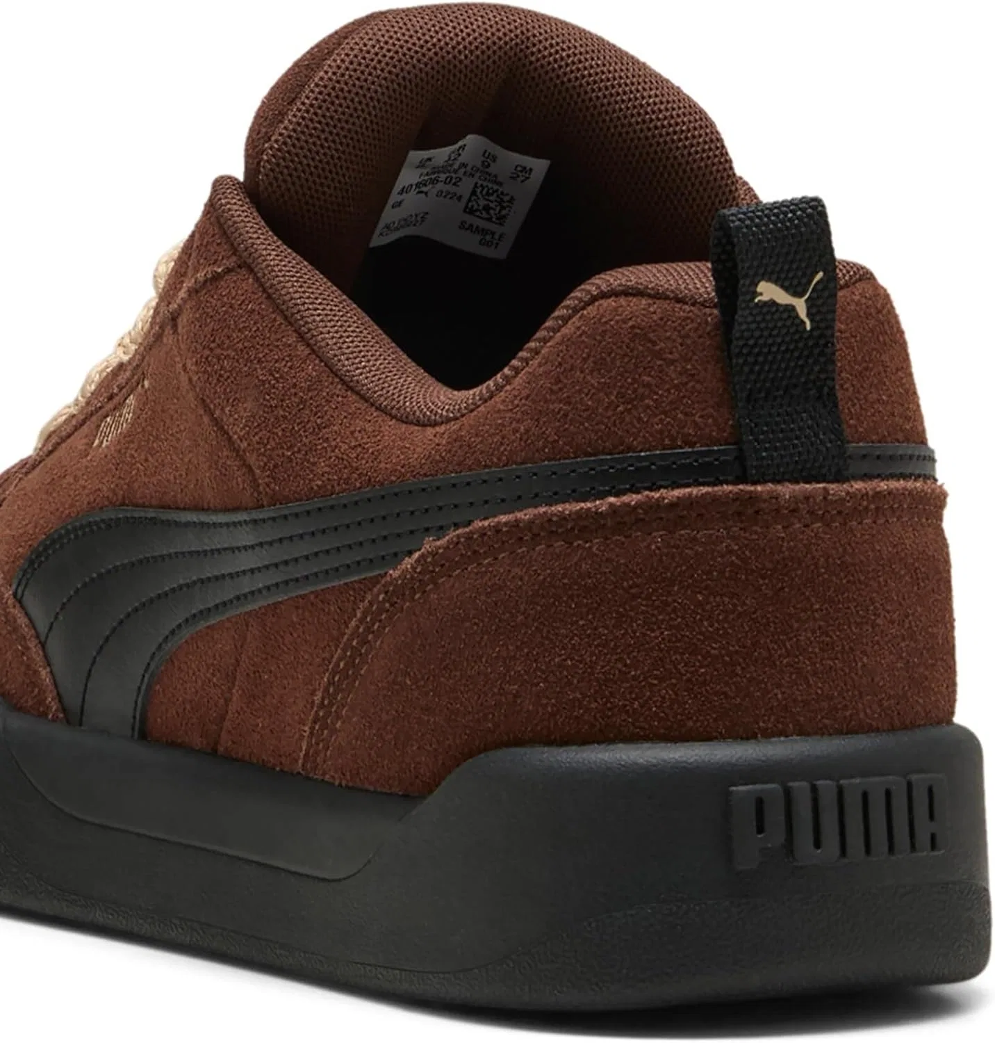 Кроссовки PUMA Park Lifestyle Raw унисекс 401606 02 коричневые — фото 4