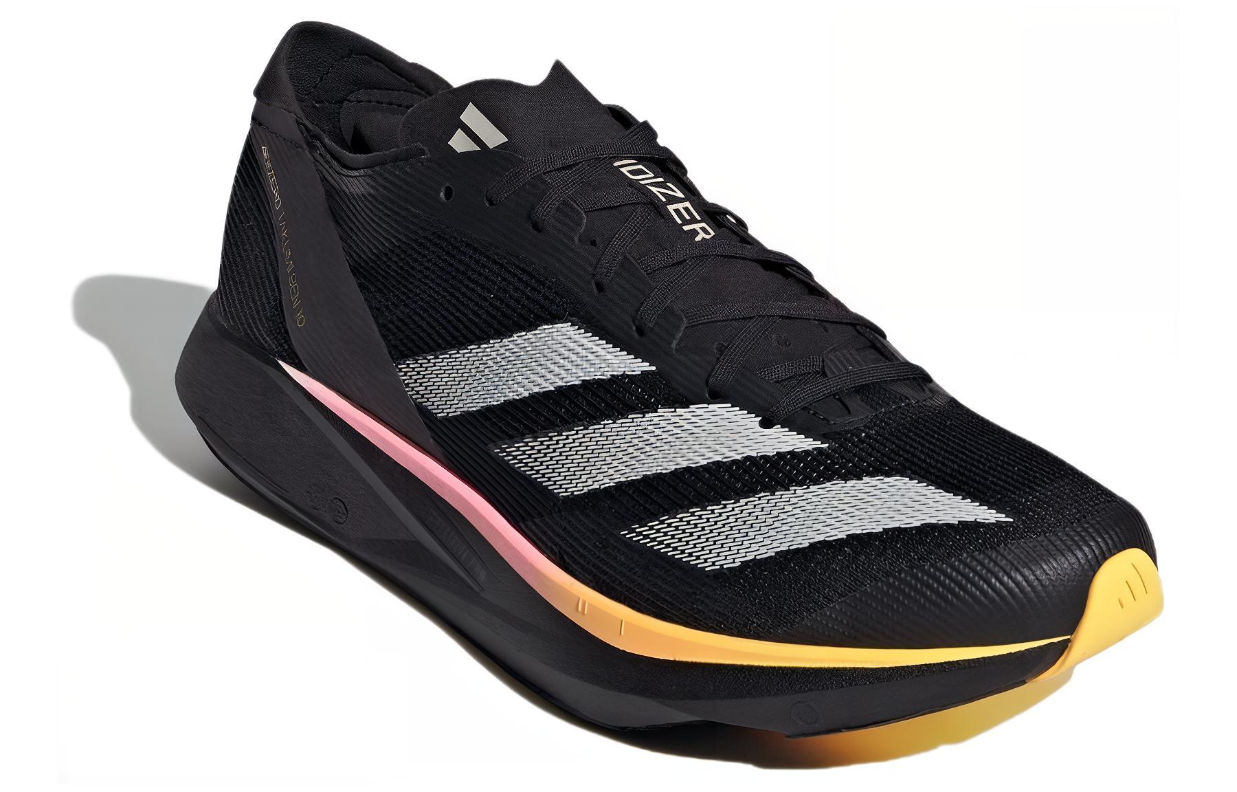 Adidas Adizero Takumi Sen 10 Black Spark — черно-белые, цвет Black White — фото 4