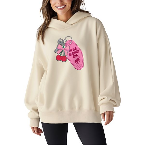 

Женский оверсайз худи с капюшоном ford in my bronco era Licensed Character, Cream