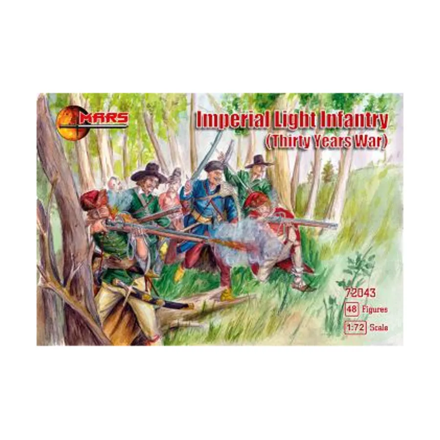 

Имперская легкая пехота, Thirty Years War Miniatures (1:72) (Mars Figures)