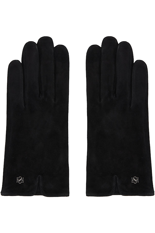 

Основные замшевые перчатки Handsome Stockholm, черный