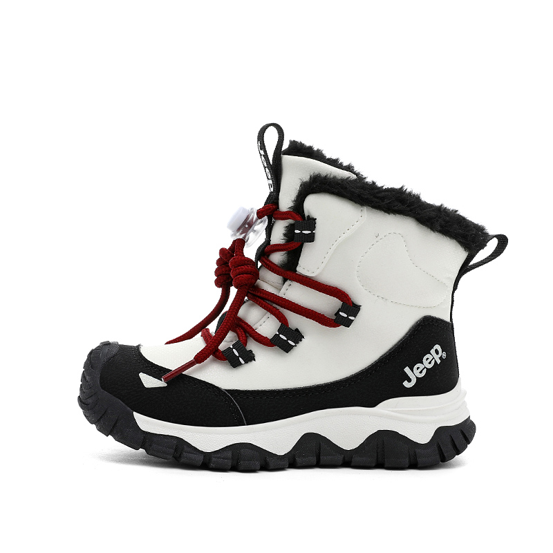 

Jeep Детские зимние ботинки Mid top из синтетической кожи с термостойкостью и устойчивостью к истиранию Anti Kick