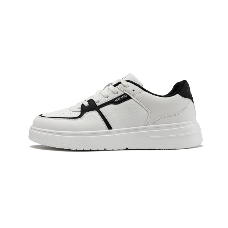 

AOKANG Низкие мужские кроссовки для скейтбординга, белые/черные