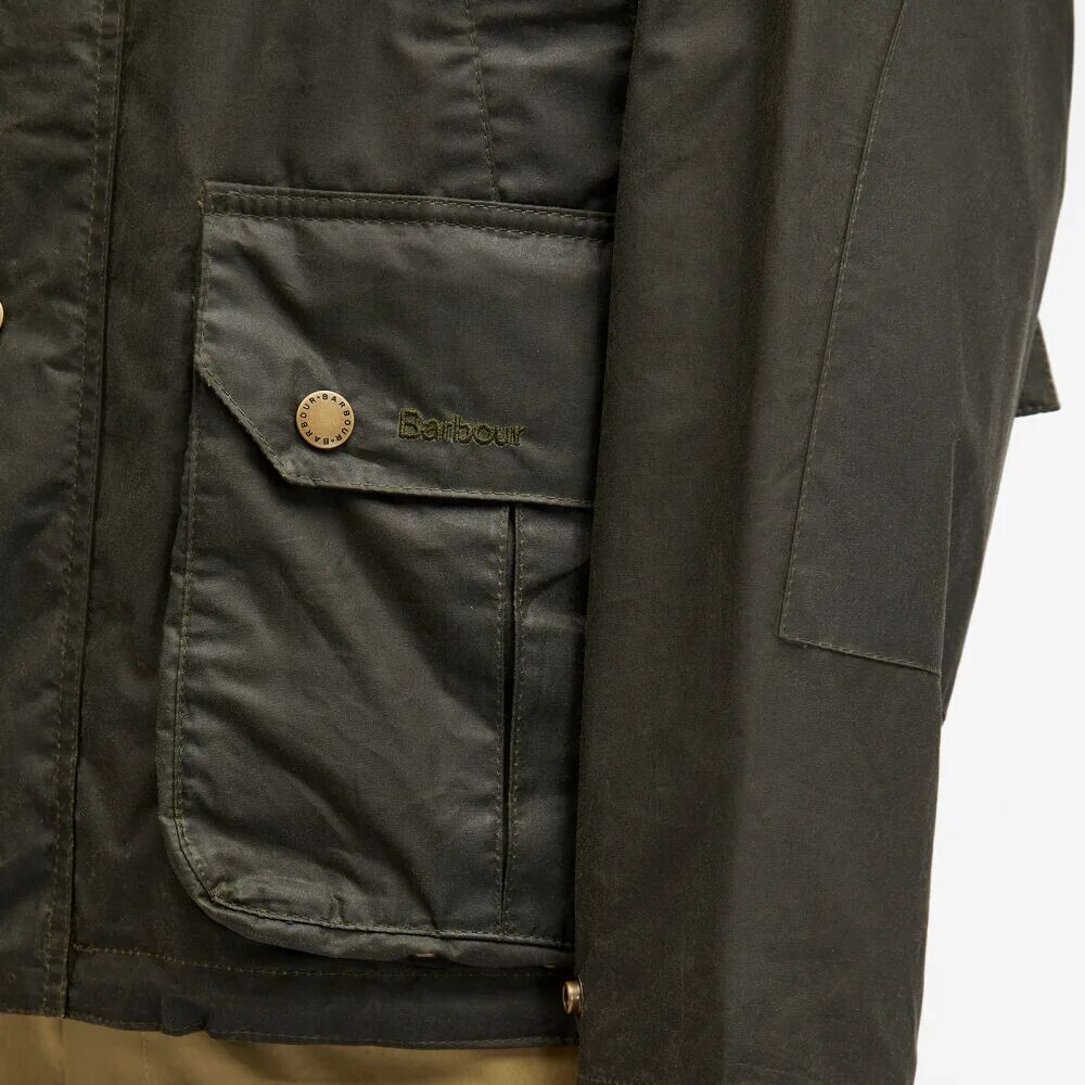 

Куртка Barbour Heritage + Wax Deck, зеленый