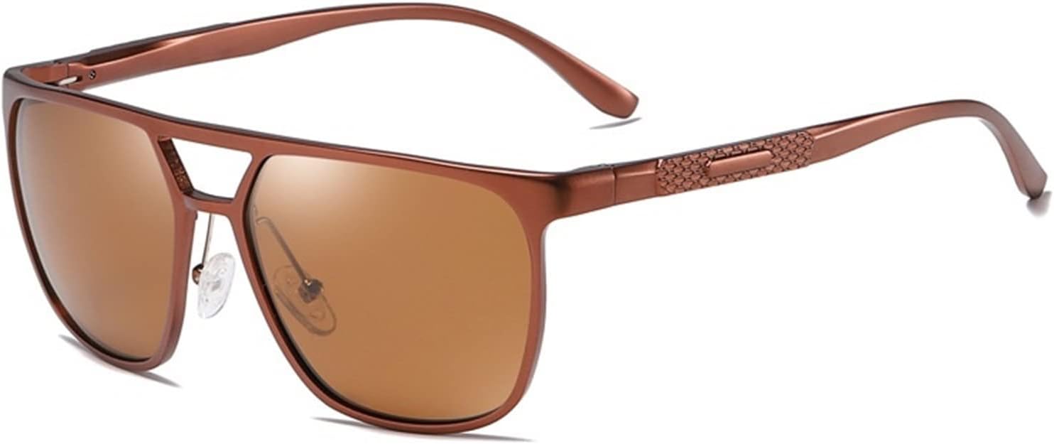 

Модные солнцезащитные очки из алюминия и магния для мужчин и женщин, с большой оправой, поляризованные, для отдыха, рыбалки и защиты от солнца (Цвет: E, Размер: Средний) MTZJH, One Color