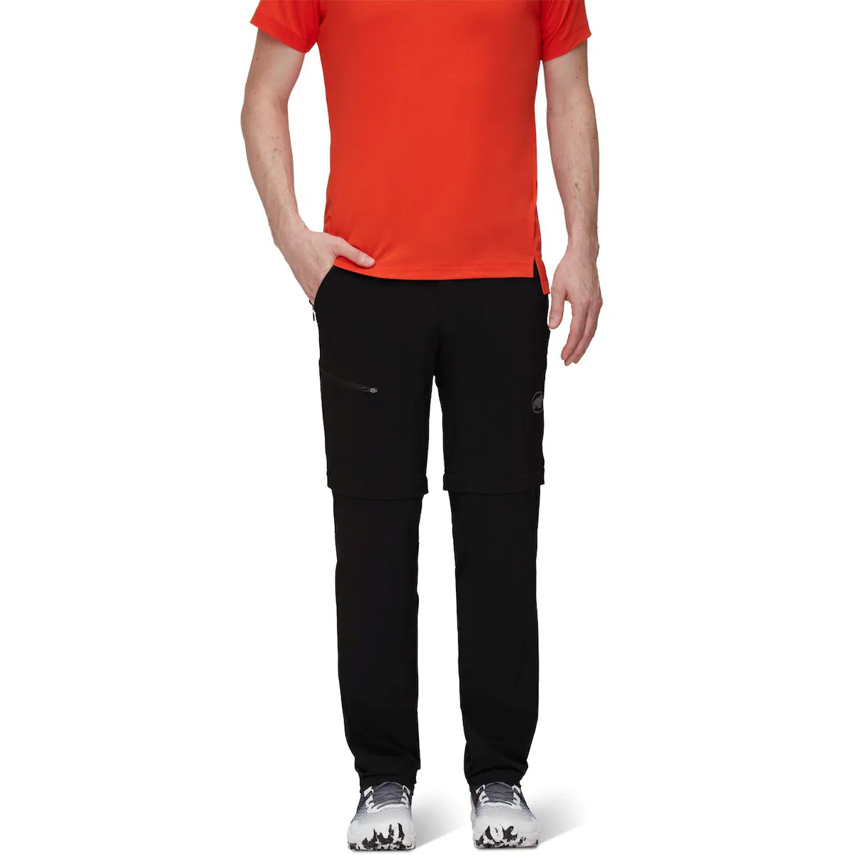 

Мужские съемные брюки Mammut Runbold Zip Off для горных районов, черный