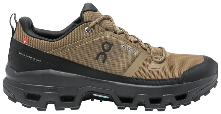 

Кроссовки ON Cloudrock Low Waterproof 'Hunter Black', загар