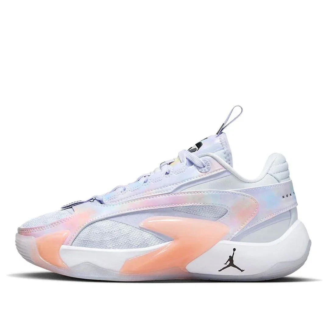Детские кроссовки Air Jordan Luka 'Nebula' DZ3498 - серые баскетбольные кроссовки HTAT46 — фото 2
