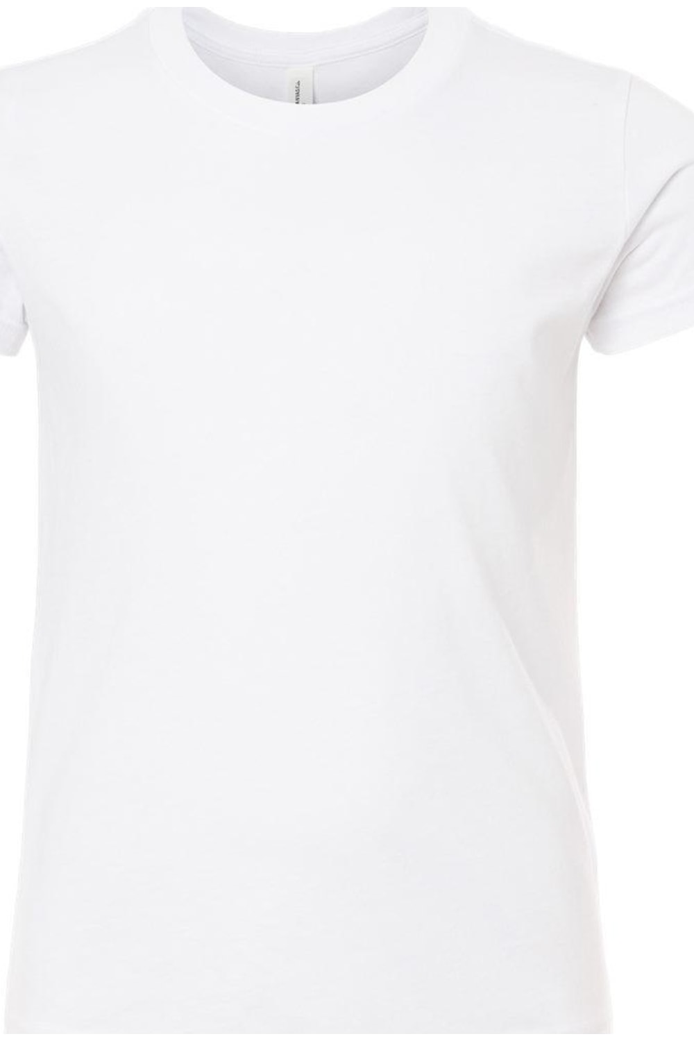 

Футболка молодежная BELLA + CANVAS CVC Jersey, цвет solid white blend