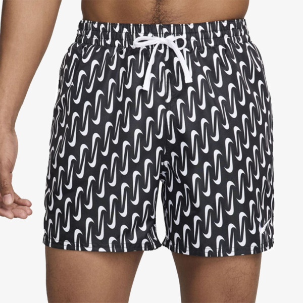 

Шорты с логотипом Swoosh Nike, черный
