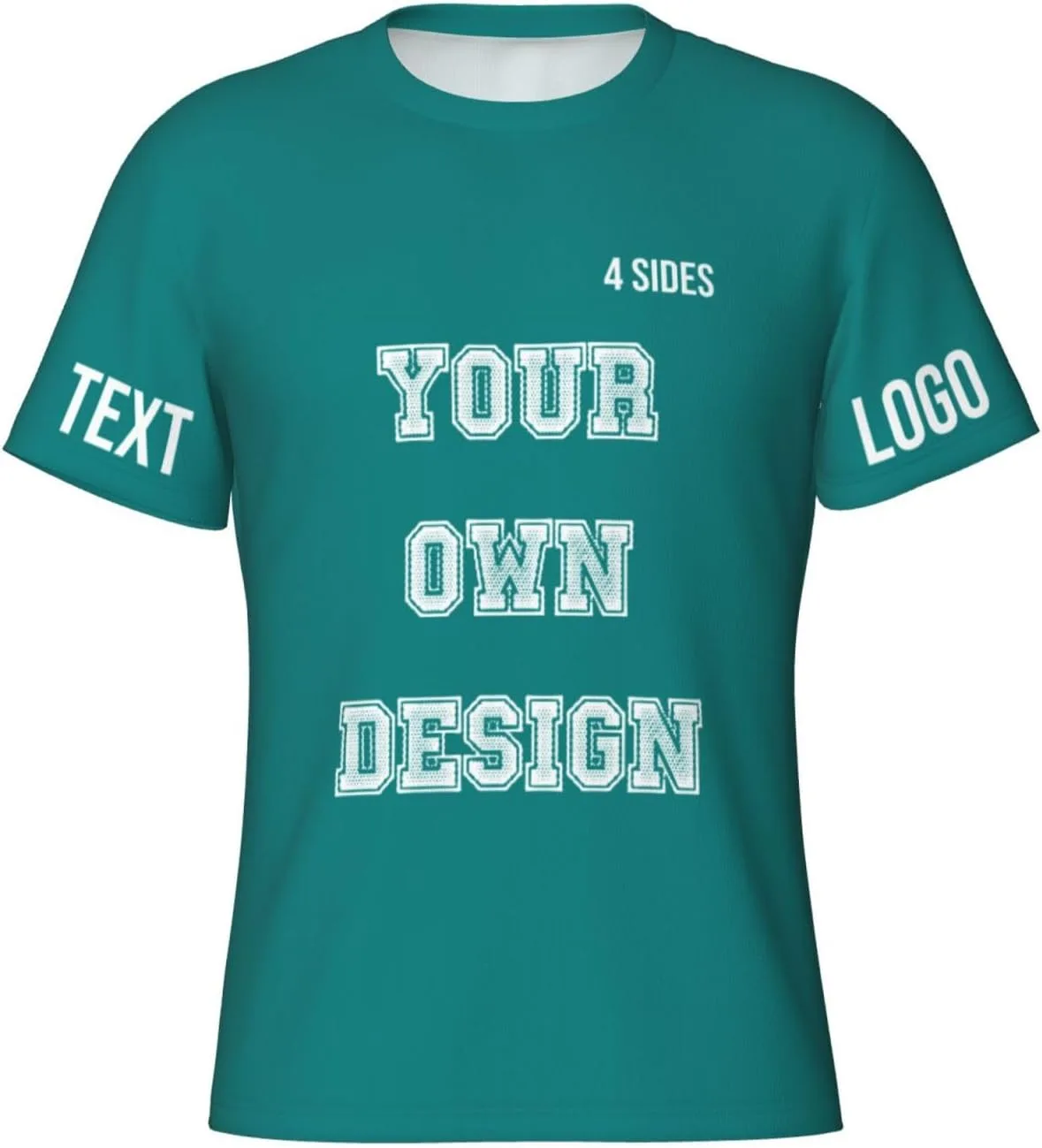 

Футболка с принтом и логотипом